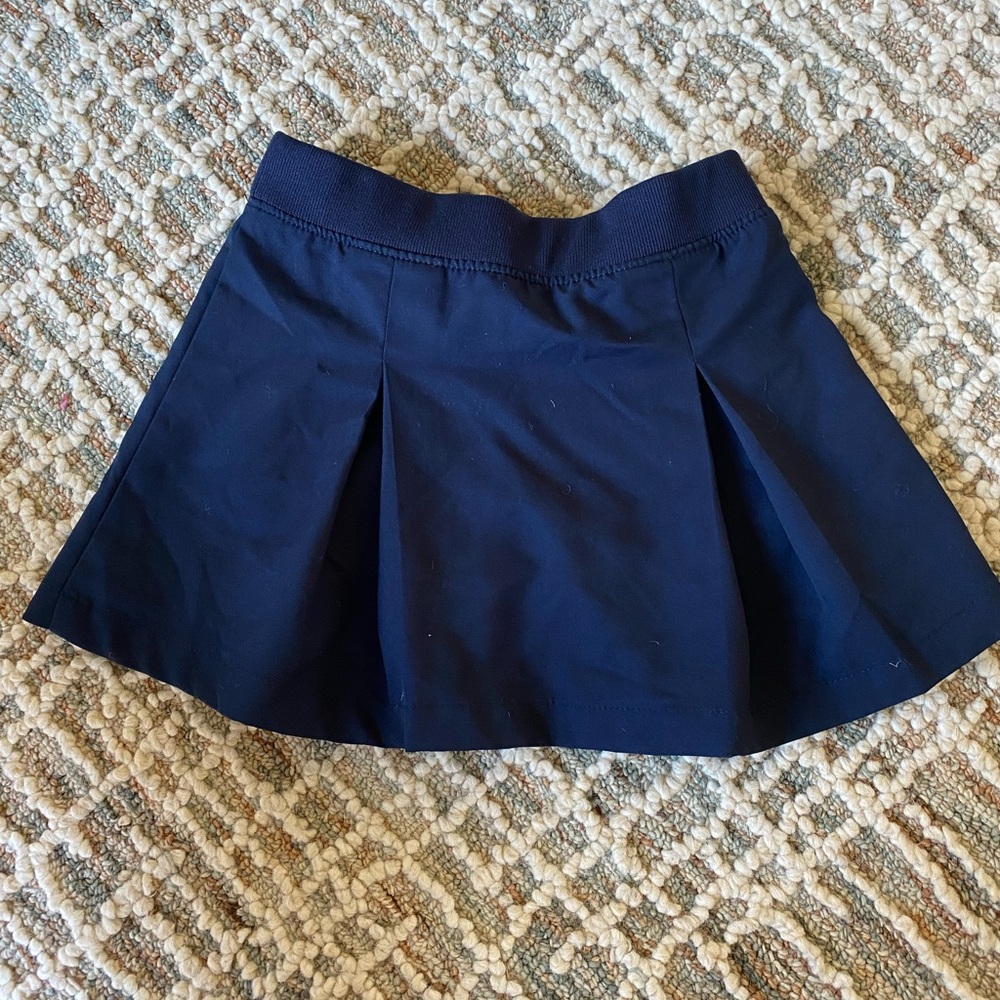 Girls 4T French Toast Classic Navy Skort - Picture 2 of 5